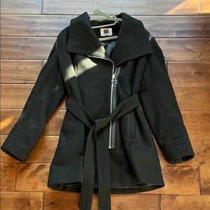 Laundry by Design Black Trench Coat with Belt
